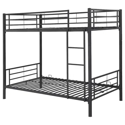 Coaster Co. Of America Hayward Metal Twin Over Twin Bunk Bed Black