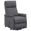 Coaster Co. Of America Herrera Upholstered Power Lift Massage Chair Charcoal In Gray