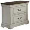 Coaster Co. Of America Hillcrest 2-drawer Nightstand Dark Rum And White