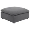 Coaster Co. Of America Hobson Square Upholstered Ottoman Charcoal In Gray