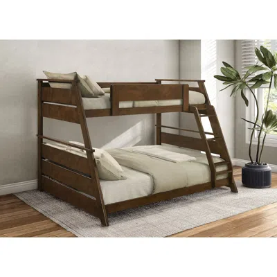 Coaster Co. Of America Holden Wood Veneer Twin Over Full Bunk Bed Walnut