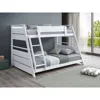 Coaster Co. Of America Holden Wood Veneer Twin Over Full Bunk Bed White In White
