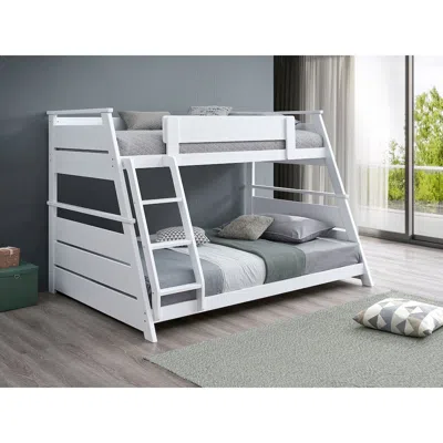 Coaster Co. Of America Holden Wood Veneer Twin Over Full Bunk Bed White