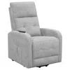 Coaster Co. Of America Howie Upholstered Power Lift Massage Chair Grey In Gray