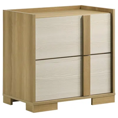 Coaster Co. Of America Hyland 2-drawer Nightstand Bedside Table Natural