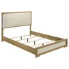Coaster Co. Of America Hyland Wood Queen Led Panel Bed Natural And White In Neutral