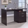 Coaster Co. Of America Irving 2-drawer Office Desk With Cabinet Cappuccino