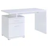 Coaster Co. Of America Irving 2-drawer Office Desk With Cabinet White