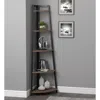 Coaster Co. Of America Jacksonville 5-tier Corner Bookcase Aged Walnut