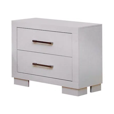 Coaster Co. Of America Jessica 2-drawer Nightstand White