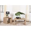 Coaster Co. Of America Juanita Square Rattan End Table Natural