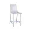 Coaster Co. Of America Juelia Counter Height Stools Chrome And Clear Acrylic (set Of 2)