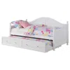 Coaster Co. Of America Julie Ann Wood Twin Daybed With Trundle White In White