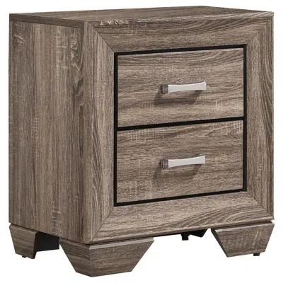 Coaster Co. Of America Kauffman 2-drawer Nightstand Washed Taupe