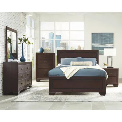 Coaster Co. Of America Kauffman Queen Panel Bed Dark Cocoa