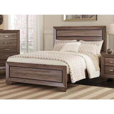 Coaster Co. Of America Kauffman Queen Panel Bed Washed Taupe In Brown