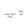 Coaster Co. Of America Kerwin 2-piece Rectangular Coffee And End Table Set Chrome