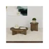 Coaster Co. Of America Kinkaid 2-piece Solid Wood Coffee And End Table Set Brown In Brown