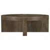 Coaster Co. Of America Kinkaid Round Solid Mango Wood Coffee Table Brown In Brown
