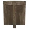 Coaster Co. Of America Kinkaid Round Solid Mango Wood End Table Brown