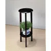 Coaster Co. Of America Kirk Round Accent Table With Bottom Shelf Espresso