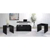 Coaster Co. Of America Knapp 3-piece Lift Top Coffee Table Set Black