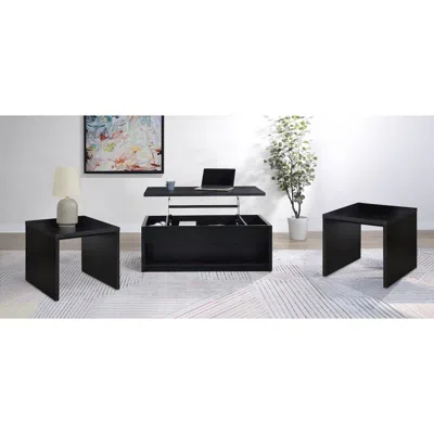 Coaster Co. Of America Knapp 3-piece Lift Top Coffee Table Set Black