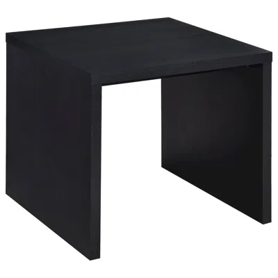 Coaster Co. Of America Knapp Engineered Wood Square Side End Table Black