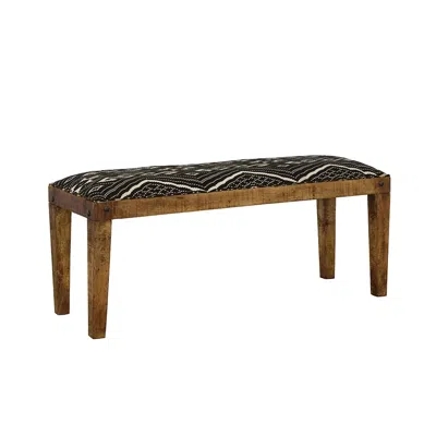 Coaster Co. Of America Lamont Fabric Upholstered Accent Bench Black And Natural