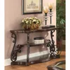Coaster Co. Of America Laney Sofa Table Deep Merlot And Clear