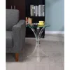 Coaster Co. Of America Laning Round Accent Table Clear