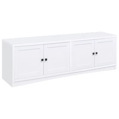 Coaster Co. Of America Laughlin 4-door Engineered Wood 78-inch Tv Stand White