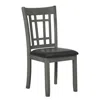 Coaster Co. Of America Lavon Padded Dining Side Chairs Medium Grey And Black (set Of 2)