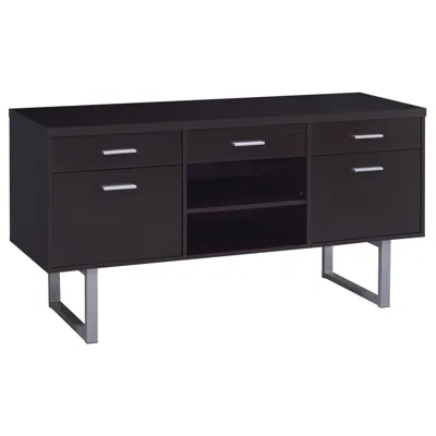 Coaster Co. Of America Lawtey 5-drawer Credenza With Adjustable Shelf Cappuccino