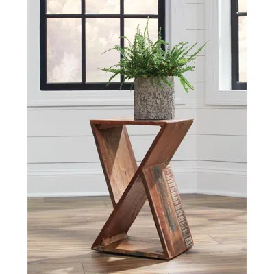 Coaster Co. Of America Lily Geometric Accent Table Natural