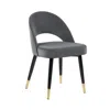 Coaster Co. Of America Lindsey Arched Back Upholstered Side Chairs Grey (set Of 2)