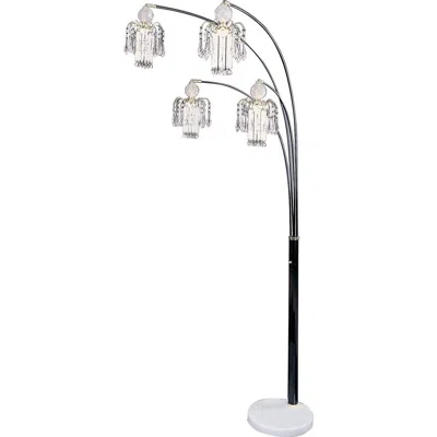 Coaster Co. Of America Maisel Floor Lamp With 4 Staggered Shades Black