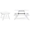 Coaster Co. Of America Marcia 2-piece Coffee And End Table Set White High Gloss