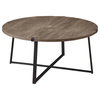 Coaster Co. Of America Marcus Round Engineered Wood Coffee Table Grey