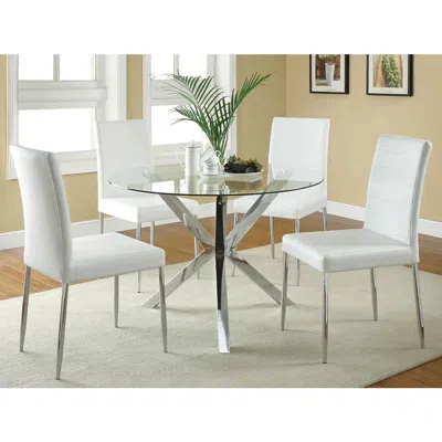 Coaster Co. Of America Maston Upholstered Dining Chairs White (set Of 4)