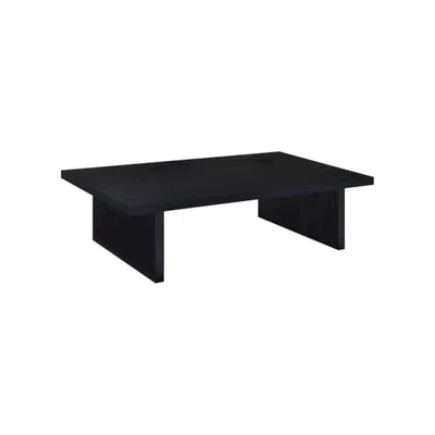 Coaster Co. Of America Max Rectangular Engineered Laminate Coffee Table Black