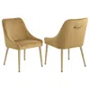 Coaster Co. Of America Mayette Upholstered Dining Side Chair Cognac (set Of 2)