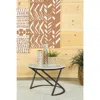 Coaster Co. Of America Miguel Round Accent Table With Marble Top White And Black