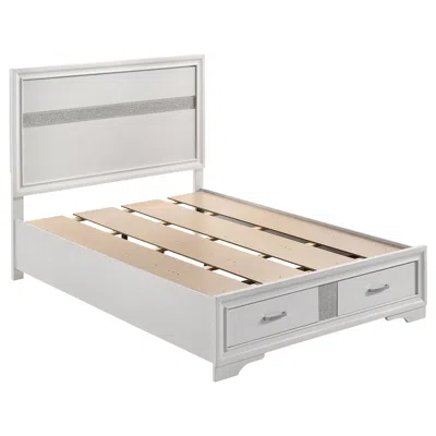Coaster Co. Of America Miranda 51-inch Wood Full Storage Panel Bed White