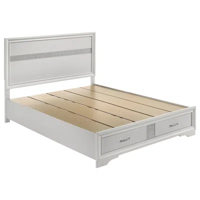 Coaster Co. Of America Miranda 51-inch Wood Queen Storage Panel Bed White