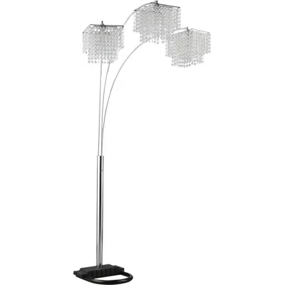 Coaster Co. Of America Miriam Crystal Drop Shade Floor Lamp Chrome