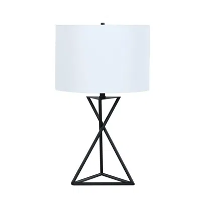 Coaster Co. Of America Mirio Drum Table Lamp White And Black