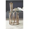 Coaster Co. Of America Monett Round End Table Chocolate Chrome And Clear