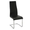 Coaster Co. Of America Montclair High Back Dining Chairs Black And Chrome (set Of 4)