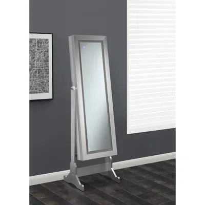 Coaster Co. Of America Moore Jewelry Cheval Mirror Silver